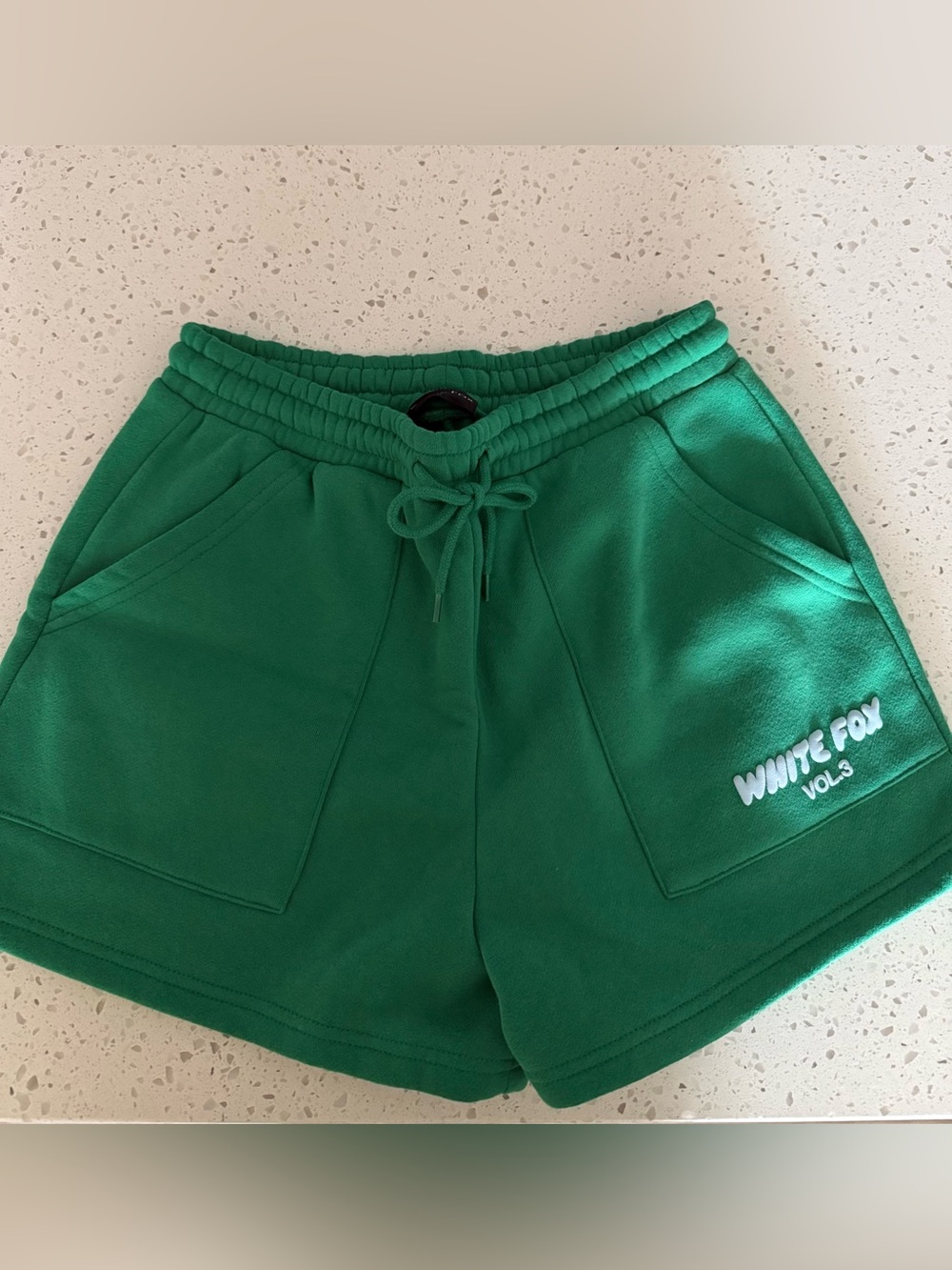 NWOT White Fox Boutique Green Drawstring Shorts